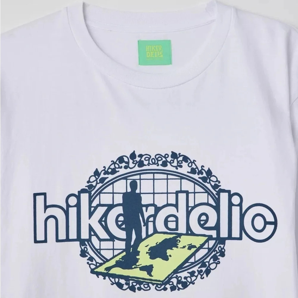 Hikerdelic Global Long Sleeve Tee, White, L, NWT - Picture 3 of 7